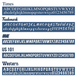 14' 0" Vertical Trailer Truck Height Number Decal Sticker Lettering (Set of 2)