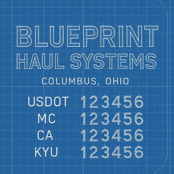 Custom Designed Truck Door Decal With Company or Trucking Name, Location, USDOT, MC, CA, KYU or GVW Sticker Sign For Compliance (2-Pack)