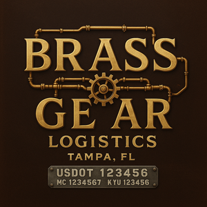 Custom Designed Truck Door Decal With Company or Trucking Name, Location, USDOT, MC, CA, KYU or GVW Sticker Sign For Compliance (2-Pack)
