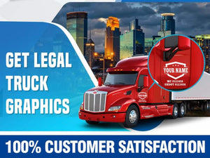 custom usdot semi truck graphics