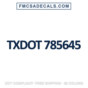 txdot number decal