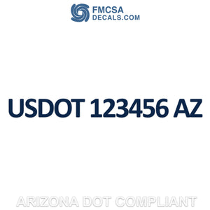 arizona usdot decal