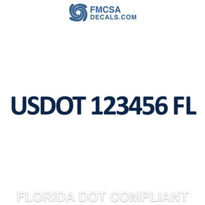 florida usdot decal