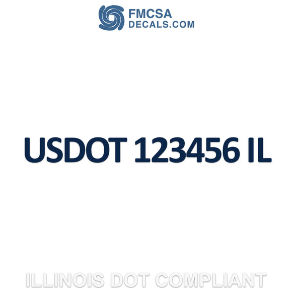 illinois usdot decals