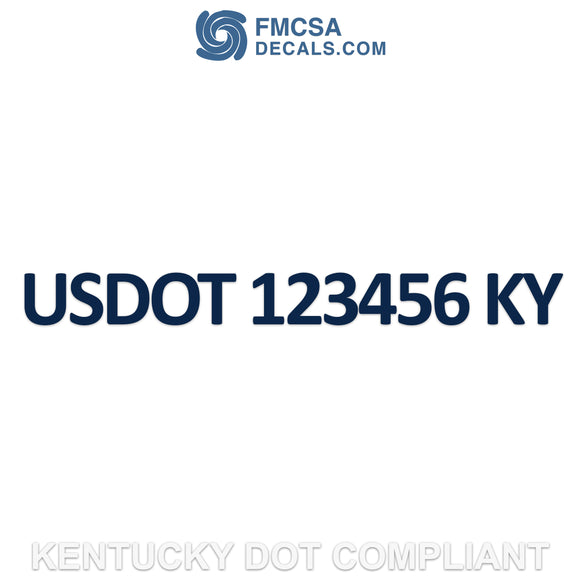 kentucky usdot decal